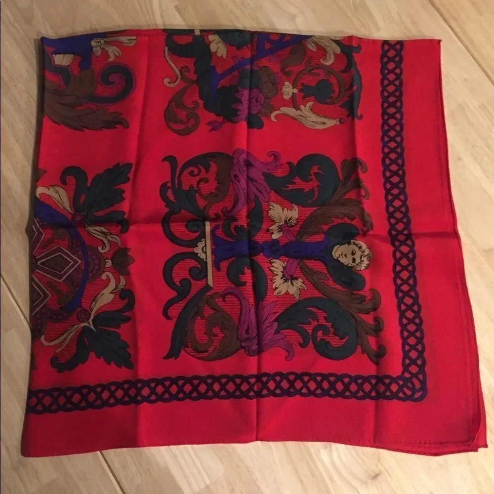 Vintage Ginnie Johansen silk scarf